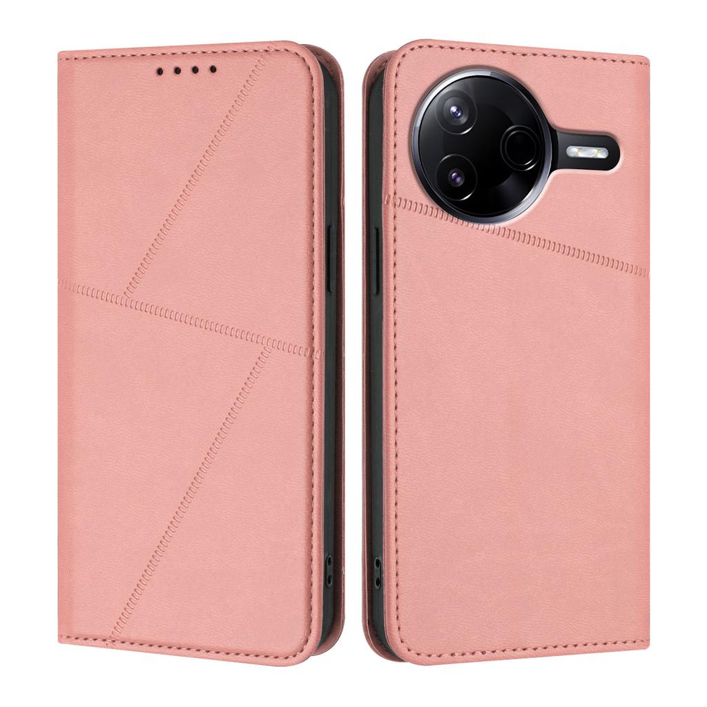 For Xiaomi Poco F7 Pro 5G/Xiaomi Redmi K80 5G Wallet Case Magnetic Closure Leather Flip Phone Cover with Stand
