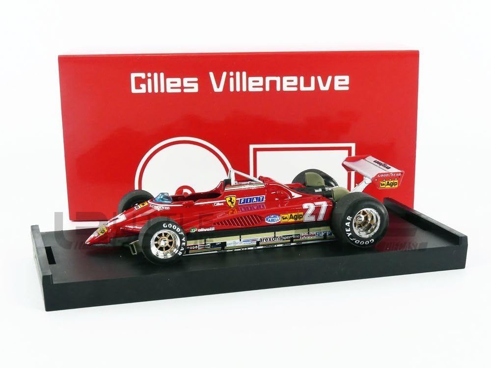 

Blum B Ferrari 126C2 1982 Гран-при Бразилии R593 #27 Ж.Вильнёв 1/43