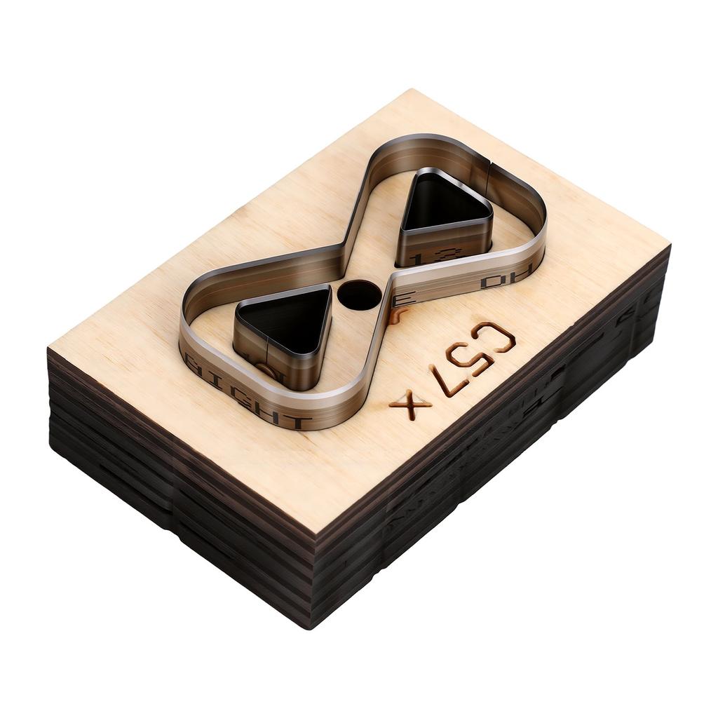 Leather Cutting Die Bowknot Shape Leather Punching Mold for Handicrafts Keychains Bracelets Belts