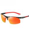 Ochelari de soare polarizați sport din aluminiu și magneziu Ochelari de ciclism cu jumătate de cadru