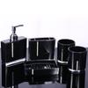 Black Bathroom Accessories Set Acrylic Bath Vanity Set Luxury Bathroom Decor Set  Guest Bath