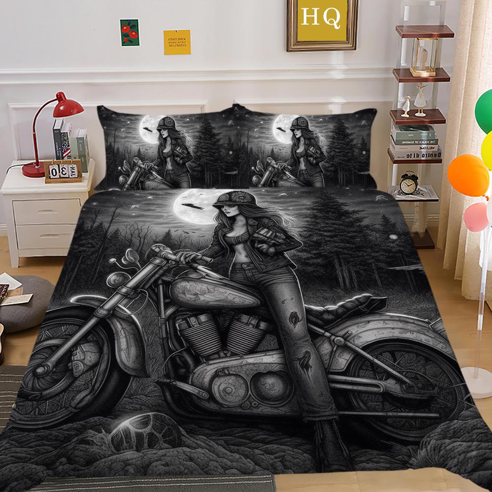 Beauty Skull Duvet Cover Twin Queen Size Bedding Set Cover Home Textiles Adults High Quality Bedding Cover Suit