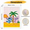Disney Stitch and Angel oil painting kit painting art home bedroom wall decoration handmade diy gift Aloha Hawaii Tropical Vacation Fun Gifts