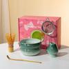Set Matcha Set Frusta Matcha, Set Matcha in Ceramica 5 Pezzi Kit Matcha Per Amanti del Matcha Kit Matcha