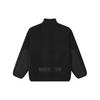 FILA Faux Lamb Wool Solid Color Jacket Men Jackets Black F51M249998F-BK