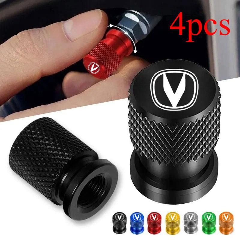 For Changan CS35 Plus CS55 PLUS CS75 PLUS Eado UNI-T UNI-K 2025 Car Accessories 4pcs Aluminum Car Wheel Tire Valve Cap Covers