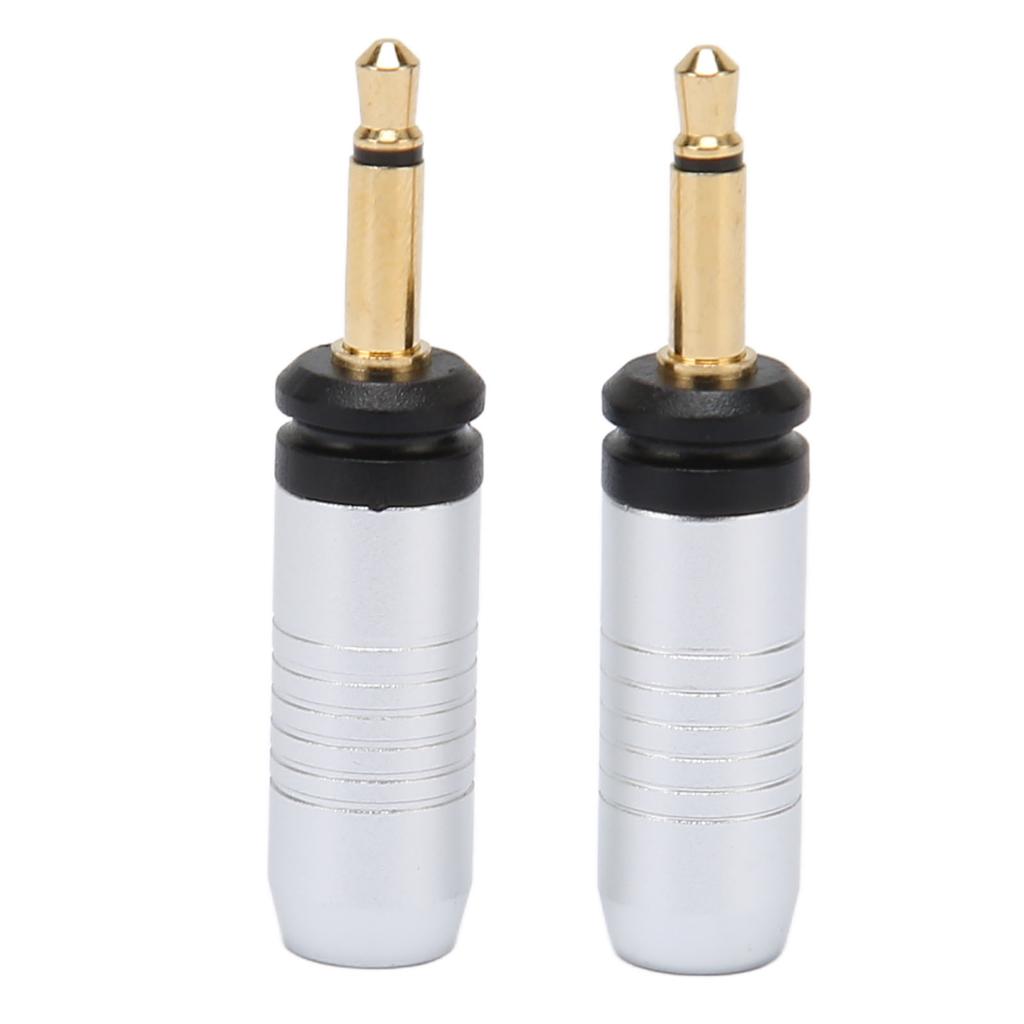 3.5mm Repair Plug Solder Type Gold Plated Replacement Mono Male 3.5mm Plug for   Clear Mg Celestee Stellia