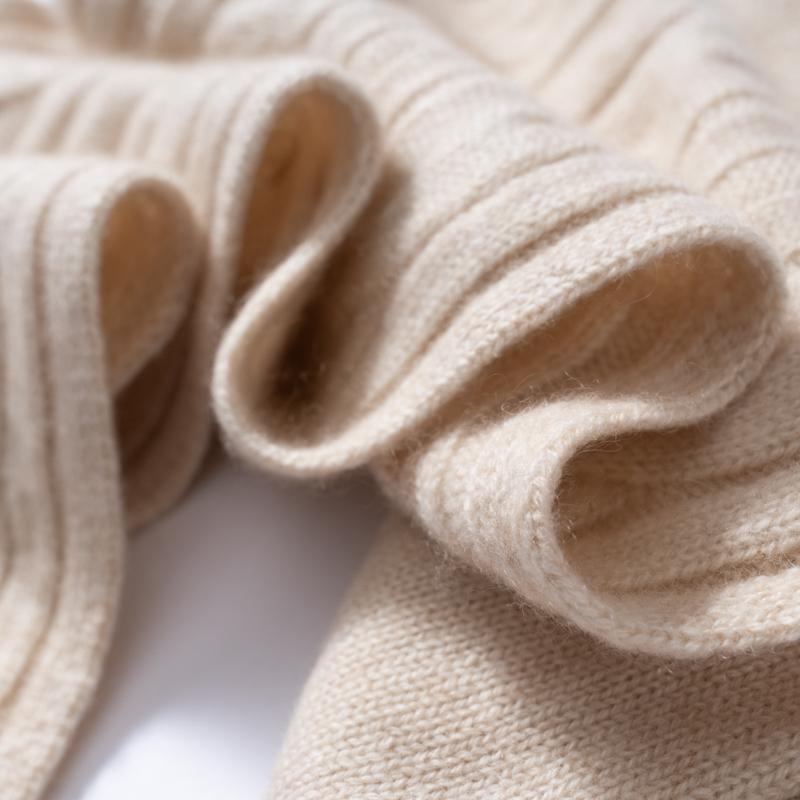 100% Cashmere Knitted Printed Solid Color Soft Pashmina For Ladies Windproof Neckerchief Warmth Outdoor Hiking Casual For Winter