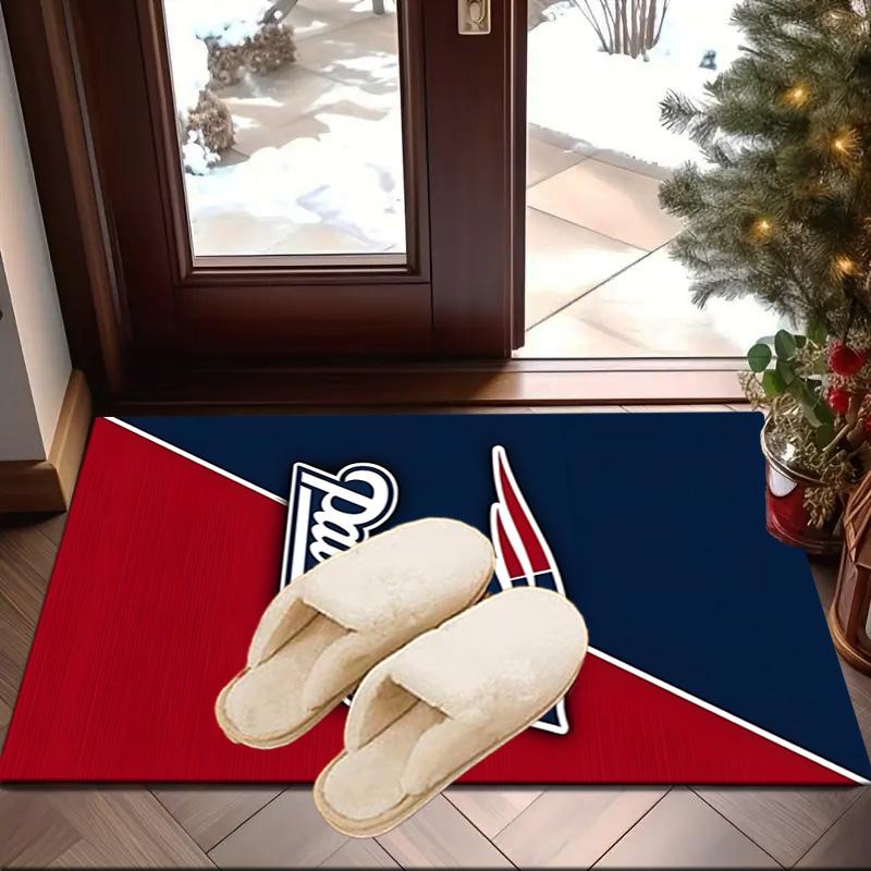 Patriots Team Spirit Area Rug for Office, Chair Rug, Decorative Carpet Livingroom Mat, Large Size Fan Gifts Christmas Gifts