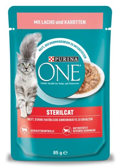 Purina One Savory Salmon Wet Cat Food, 85g Pouch