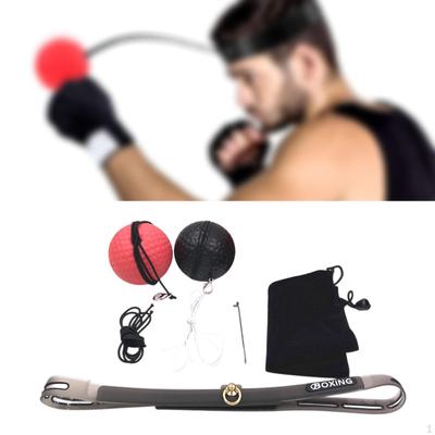 Boxing Reflex Ball Headband Enhances Hand Eye Coordination Training Tool React Punching