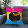Animation A-A-Angry Birds Cartoon Cushion Cover Inches Farmhouse Decor Home Throw Pillow Covers For Couch Decorations