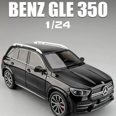 1/24 Benz GLE350 Terénní SUV Domácí sbírka Ozdoby Zvuk & Světlo Hračka Miniatury Slitina Odlitek Kovový Model Auta Hračky pro Děti Simulační Hračka