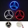 1pcs 9.5cm ABS LED Light Car Badge Rear Trunk Emblem Accessories For Mercedes Benz S350 S300L S A B C E Class GLA GLK