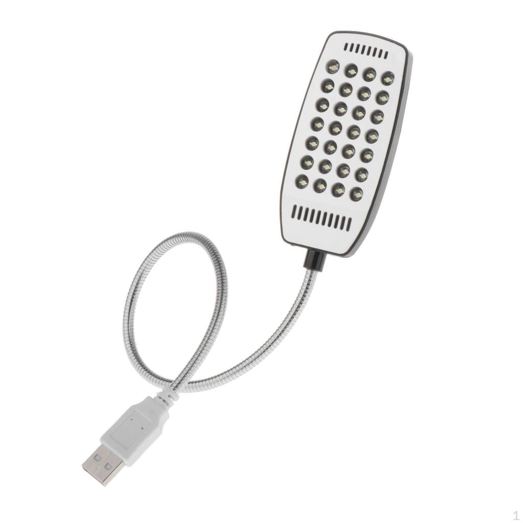 Bright USB Portable Lamp 28 S Gooseneck for Laptop PC Keyboard