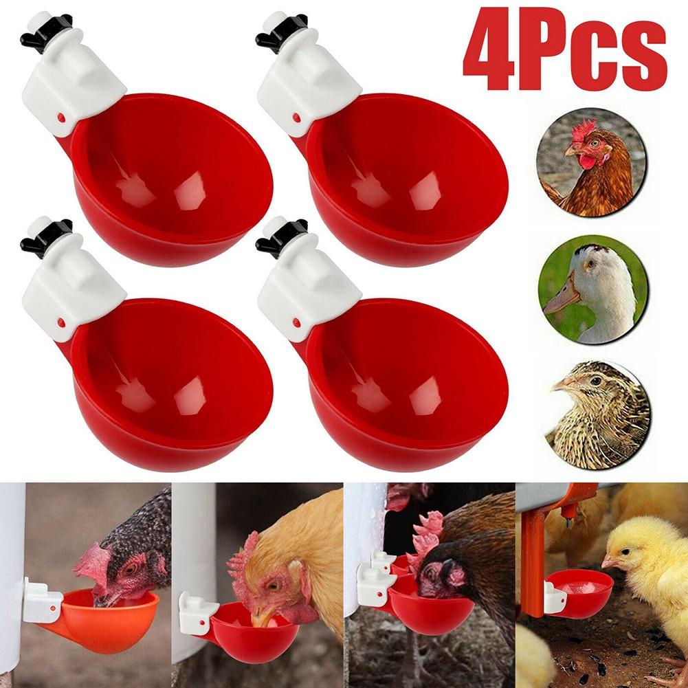 Hrníčky Chicken Waterer 4PCS Automatic Drinker Chicken