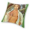 Thomas Magnum P.I. Square Pillowcase Polyester Linen Velvet Pattern Zip Decorative Home Cushion Cover