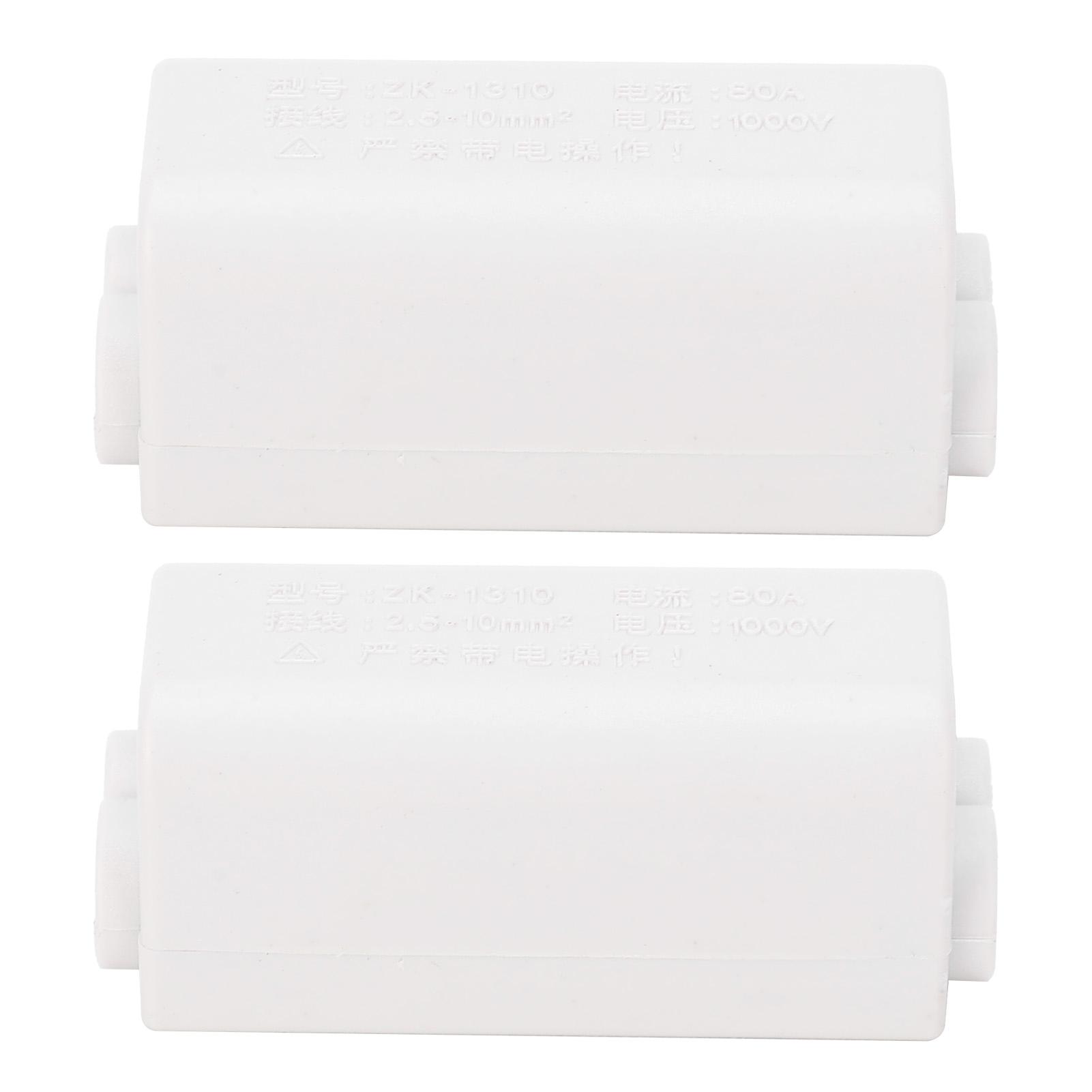 

2Pcs HighPower Main Splitter TShape 1in2out Wiring Terminal Block ZK1310 1000V 80A