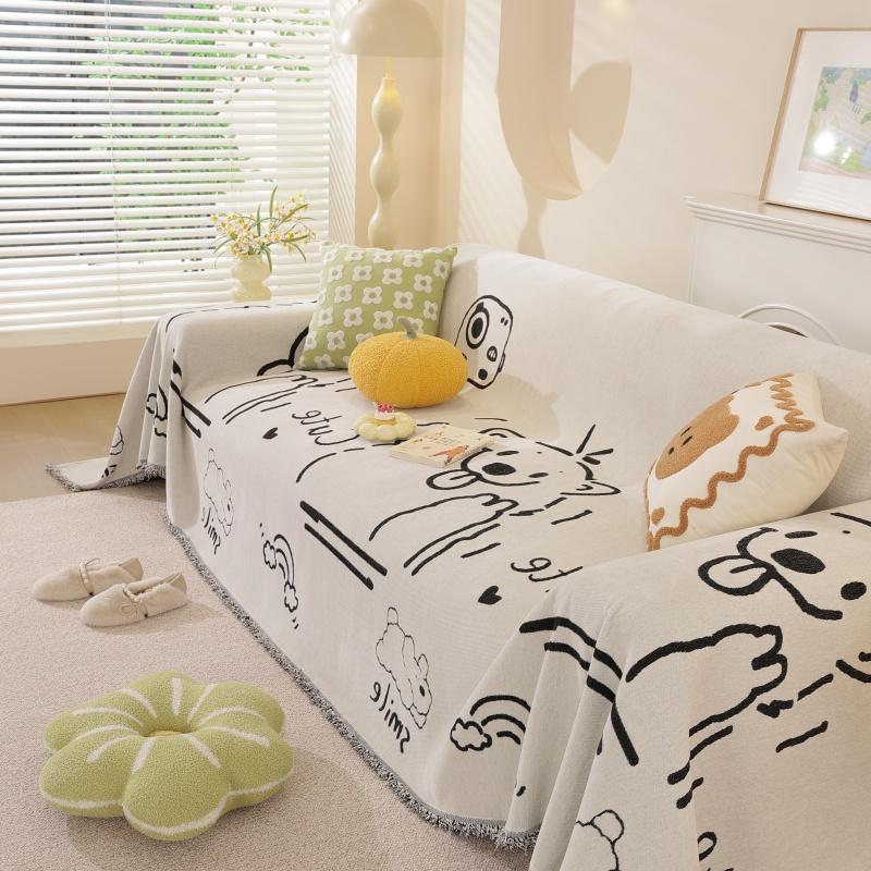 

Cat Proof Sofa Cover 3-Seater Reversible Couch Slipcover Anti-Scratch Washable Stretchable Sofa Protector 180x130cm