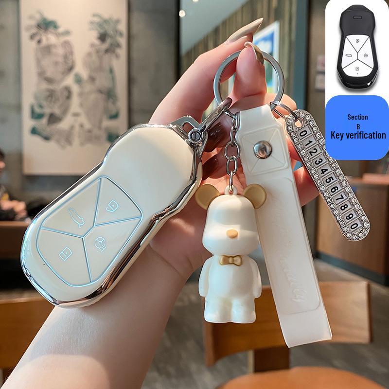 Xiaopeng P5/G3i/P7 Car Key Cover: Unisex Protective Case for 2021-2022 Models