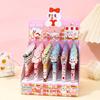 Back To School Season 48pcs 0.5mm Cartoon Snowman Acrylic Milk Tea Patch Press Pen High-looking Cute Press Neutral Pen Signature Pen