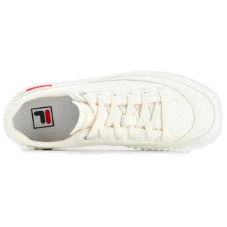 FILA Gear Fashion Comfortable Durable Low-Top Skate Shoes Women sneakers White F12W322310FGD