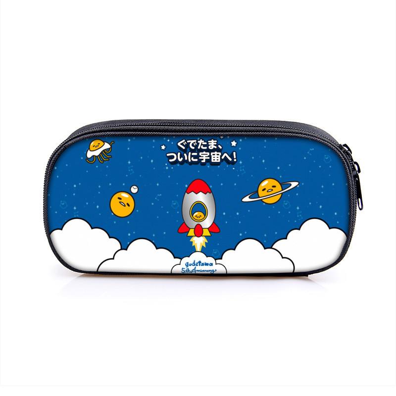 Gudetama Lazy Egg Cartoon Pen Bag With Large Capacity For Kids Students School Supplies