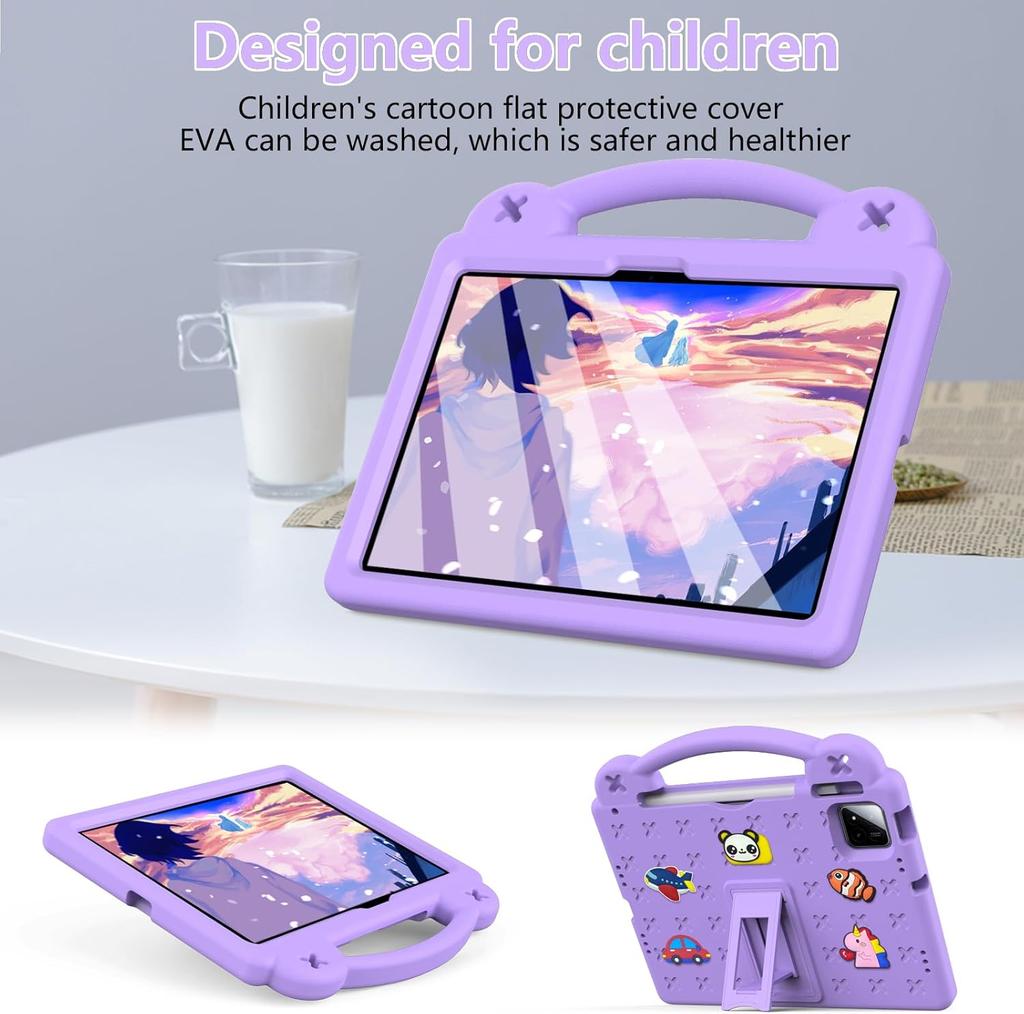 EVA child drop protective cover for Onn Pro 11-inch tablet yellow