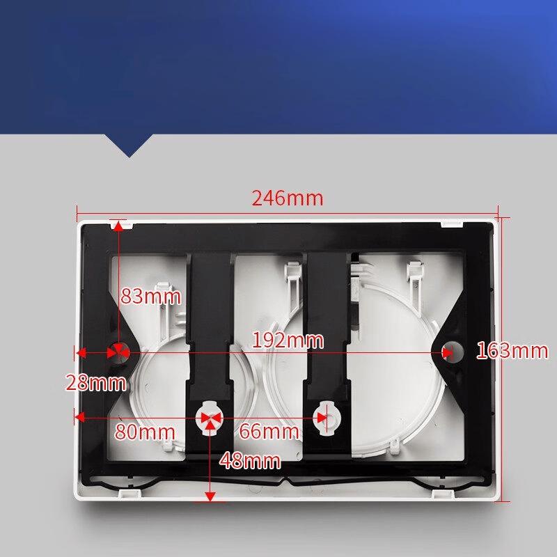 Yingtang Square Concealed Flush Plate
