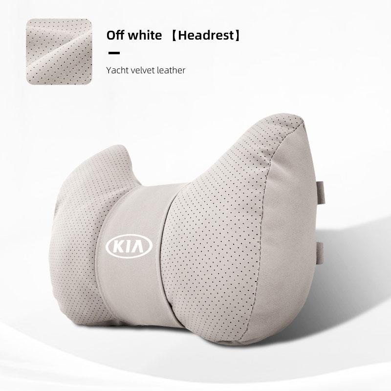 Kia Car Headrest Neck Pillow Support Lumbar Soft Waist Cushion For KIA EV6 Stinger RIO Sorento Picanto Ceed Borrego Syros K4 K5