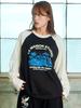 LA MAISON STUDIO Drive Puppy Raglan Long Sleeve Black(Fcg1Ts691M)