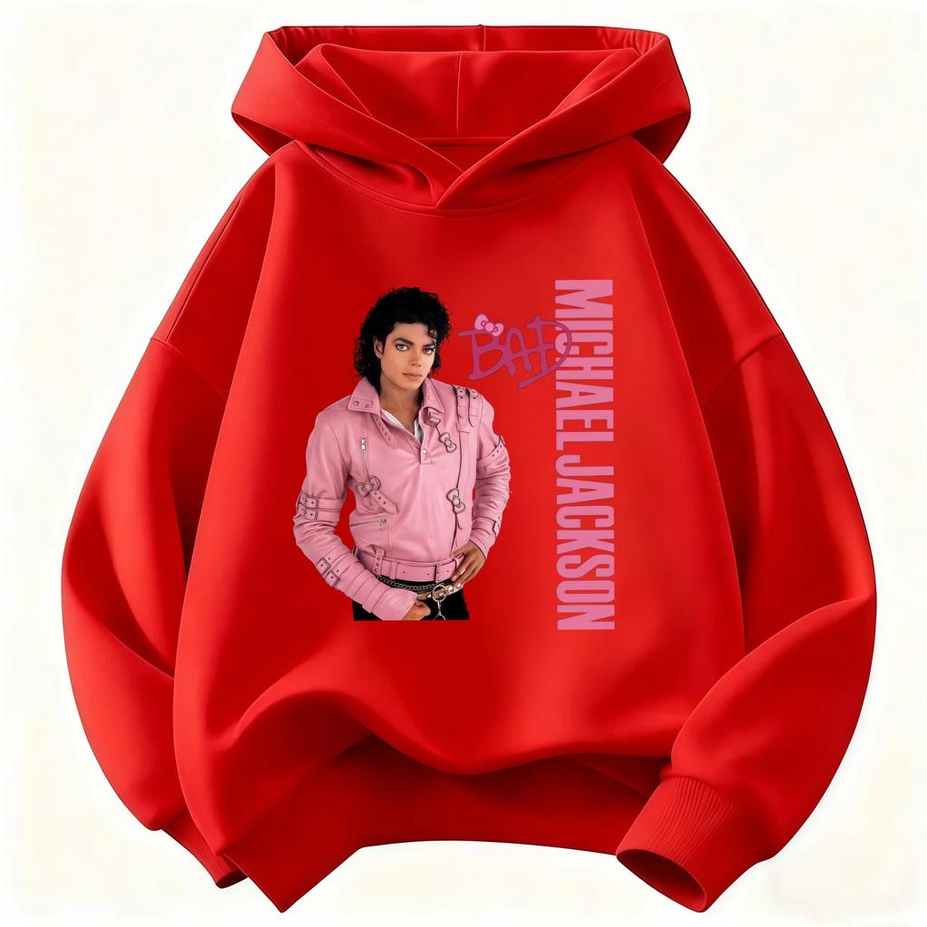 New autumn/winter children's sports hoodie, unisex warm and thick, retro style, a celebrity design, a perfect gift for children.