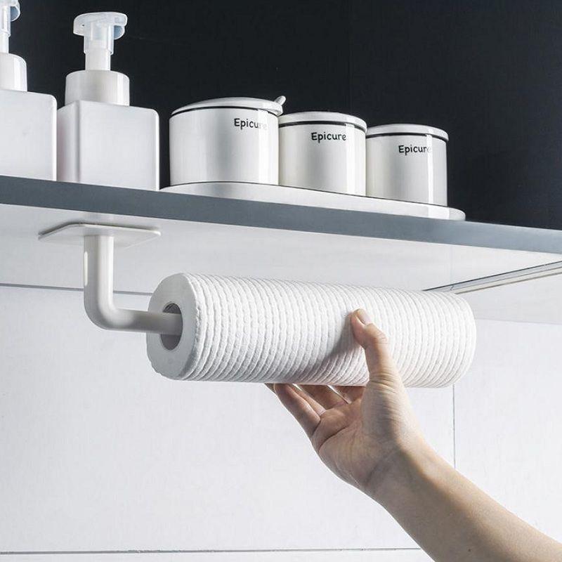 Multifunctional Bathroom & Kitchen Tissue and Cling Film Holder
