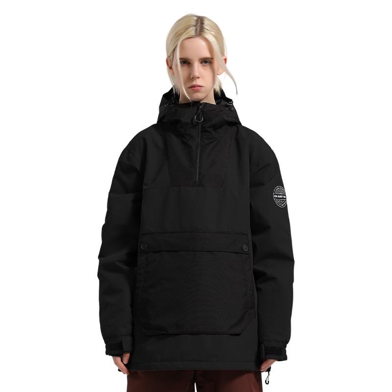 Unisex zimní barevně blokovaná sněhová kombinéza: Větruodolné, Voděodolné, Teplé, Venkovní lyžařské vybavení