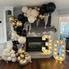 2pcs/set 73cm Lighting Double Number 30 KT Board,Glowing Sign,Perfect Photo Booth Backdrop for 30th Birthday,Anniversary,Graduation Holiday Party