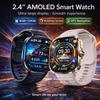 Android išmanusis laikrodis 8GB+128GB 2,4 colio AMOLED WIFI GPS NFC