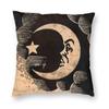 Halloween Witch Raven Square Putetrekk dekorasjon Gotisk Okkult Magic Witchy Putetrekk for sofa Bil Putetrekk