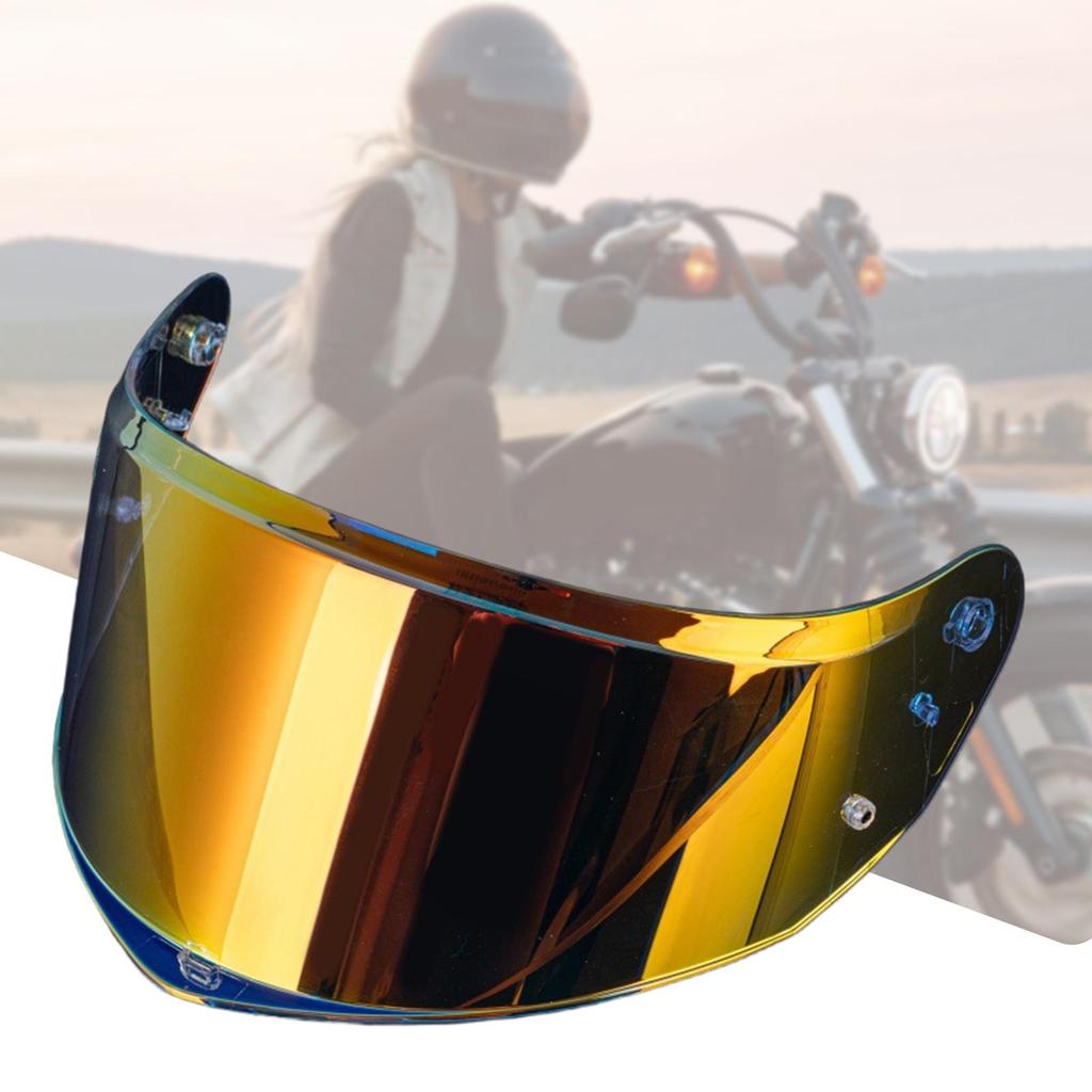 Vollgesichts-Motorradhelm Visier Kratzfest PC-Material Windschutzscheibe Ersatz für FF