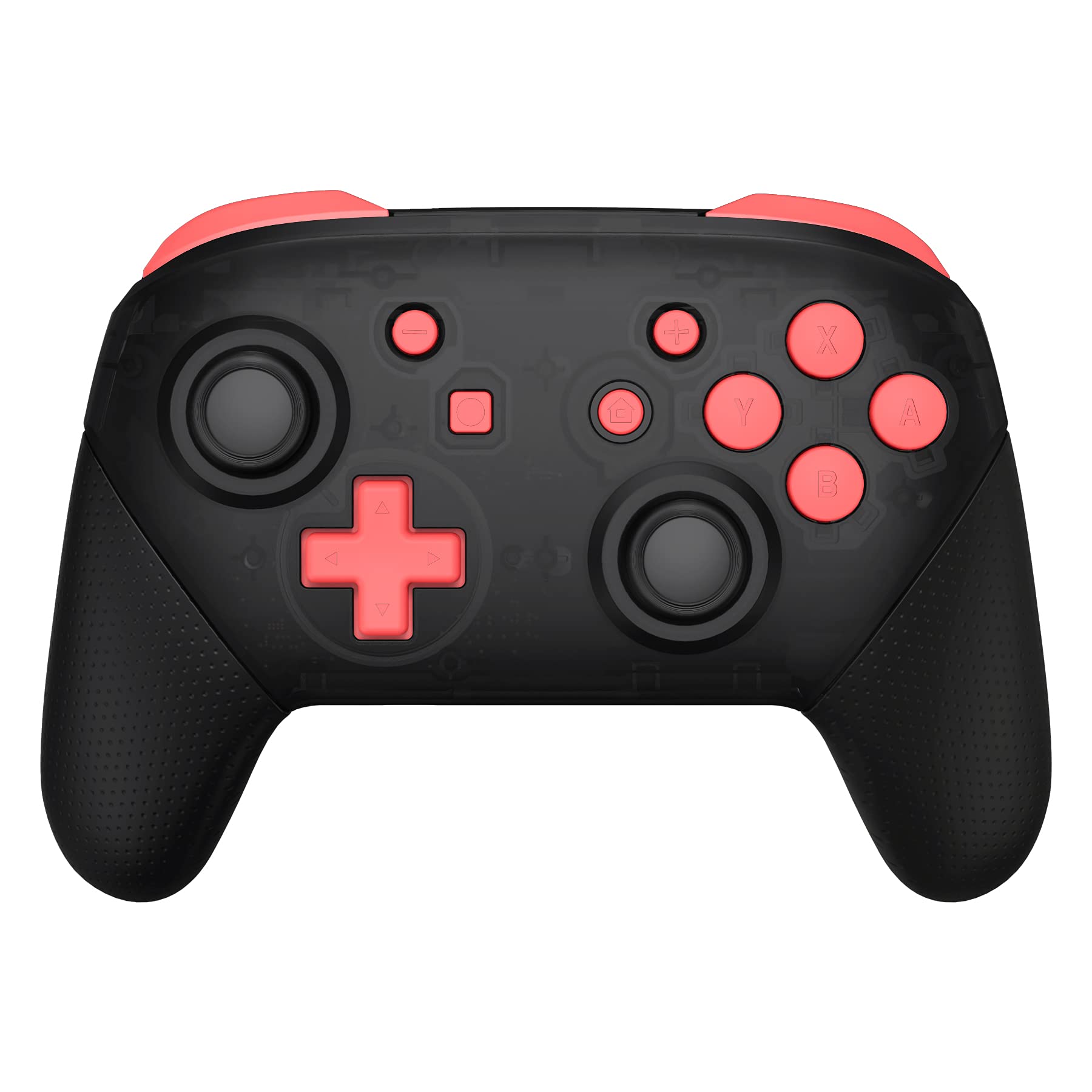 

Full set buttons for eXtremeRate switch pro ABXY ZR ZL L R buttons for pro controller switch controller not included controller, D-pad - [Coral]