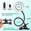 360°Flexible Gooseneck Magnifier with Light 3 Modes Dimmable Lighted Desk Lamp  Electronics Repair