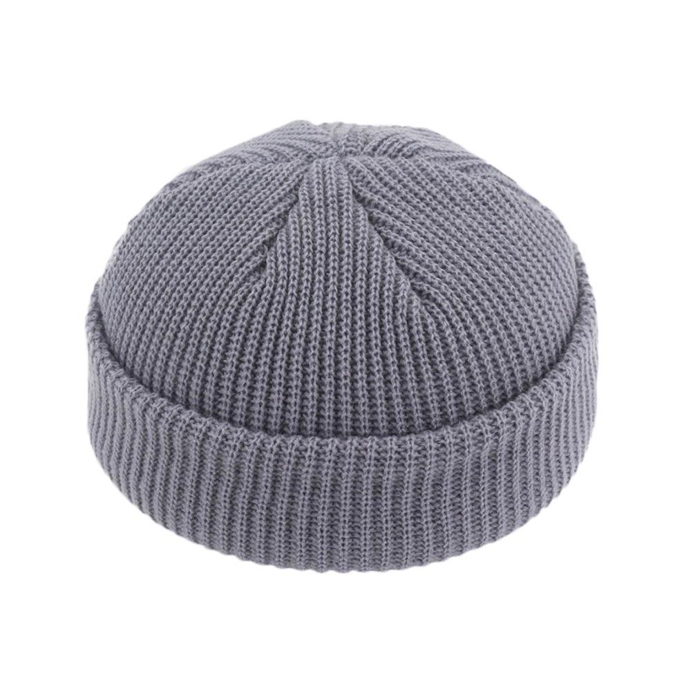 2020Fashion Hip Hop Beanie Strickmütze Männer Skullcap Frauen Winter Warm Brimless Baggy Melon Cap Manschette Docker Fisherman Beanies Hüte