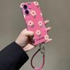 Dragon Fruit Color Small Flowers Suitable for Apple 16 Promax Mobile Phone Case IPhone 15 New Model 13 14 X