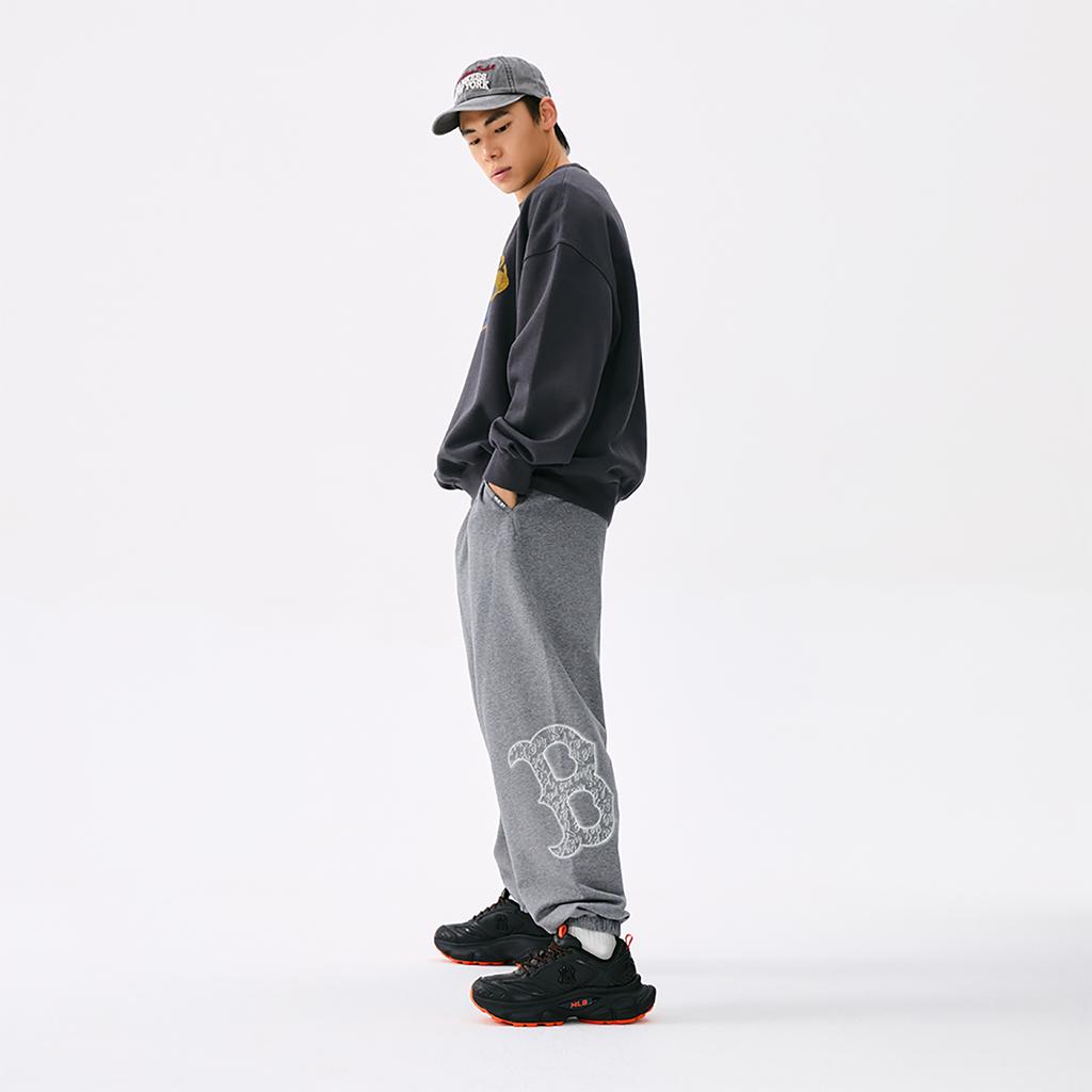 Neue MLB Boston Red Sox Basic Collection 25FW Strick-Sweathose Unisex 3APTB1454-43MGD