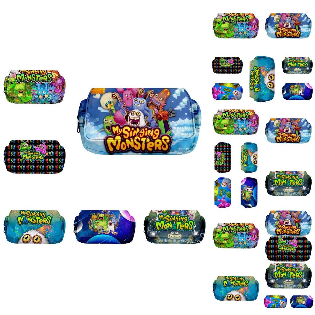 My Singing Monsters Doppelschichtige Stifttasche für Schüler
