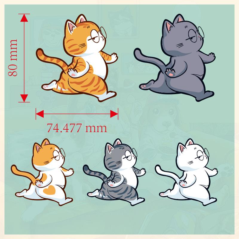 New Funny Pet Cat Car Sticker Car Body Creative Decals Decor Accessories for Car /Electric Vehicles/ Motorcycles DIY Decorative