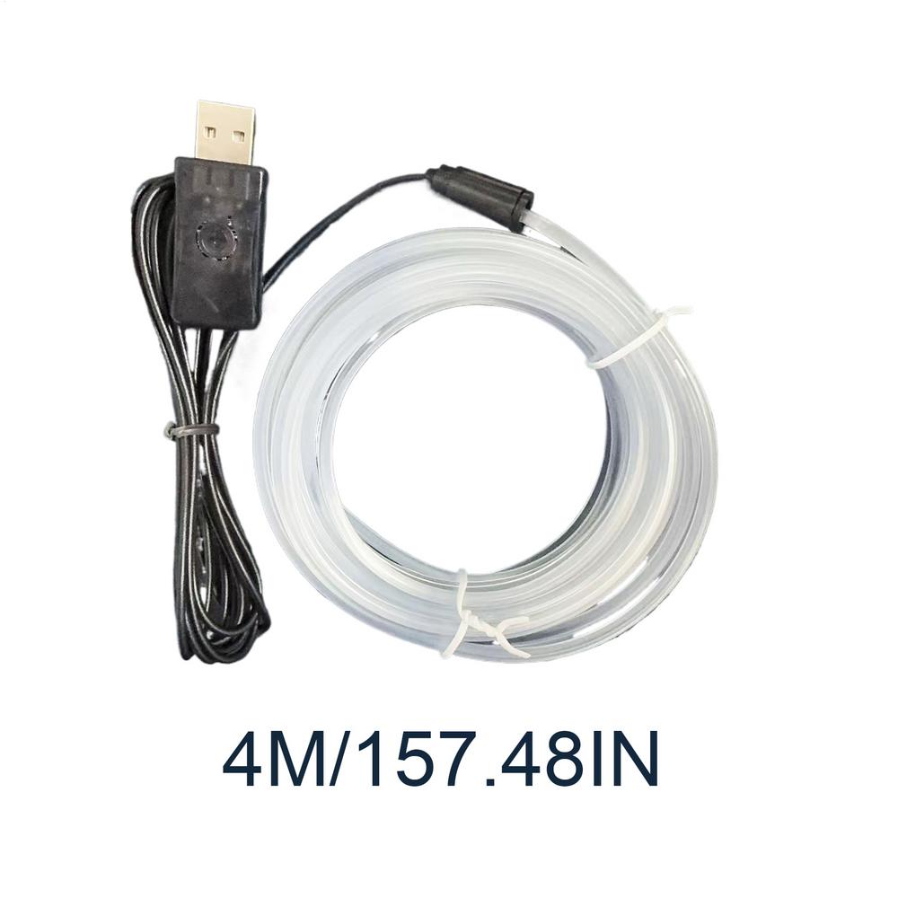 Car Interior Ambient Lighting USB Voice-controlled LED Ambient Lights Strip RGB Auto Interior Lamp Strip For Auto Interior deco