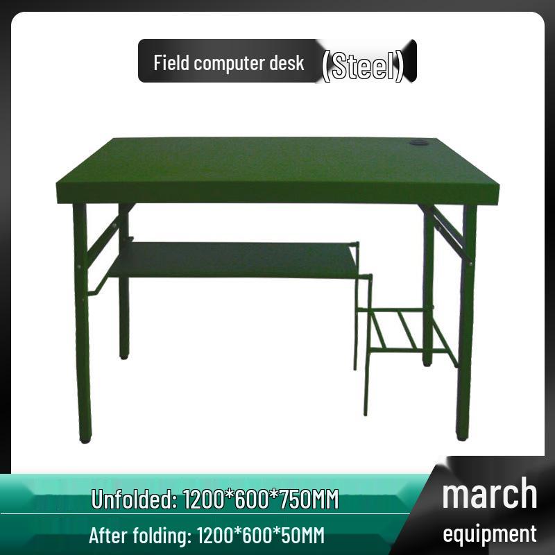 Portable Outdoor Folding Camping Table and Chair Set - Lightweight Steel & Plastic
