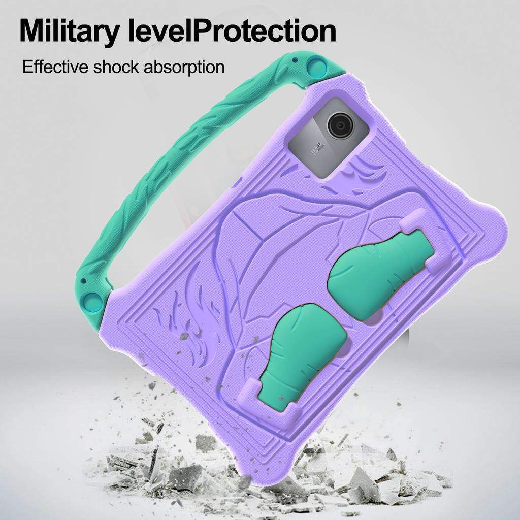 Pro Lenovo Tab M11/Xiaoxin Pad 11 2024 Pouzdro Boxerský Styl EVA Kryt na Tablet s Madlem Stojánek