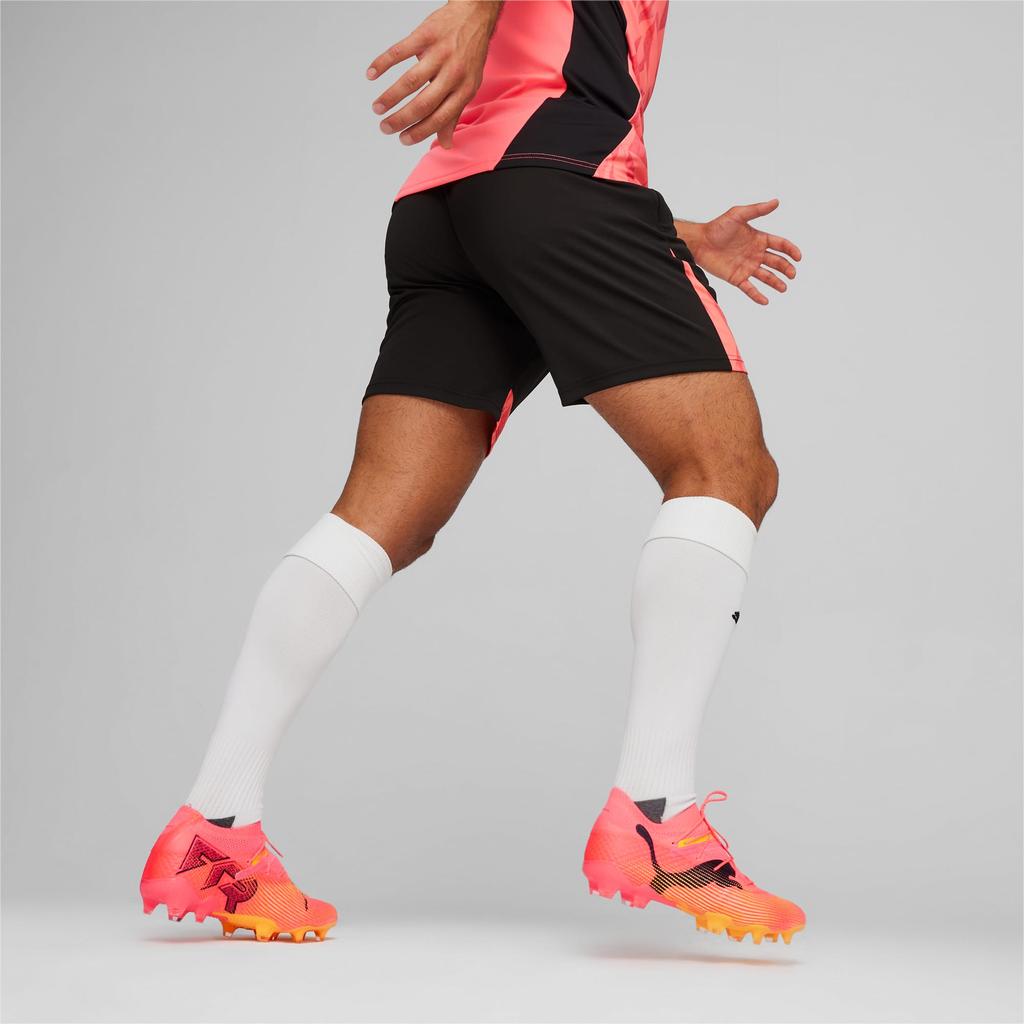 Puma Individual Final Logo Print Moisture-Wicking Casual Shorts Men shorts Black 659266-57