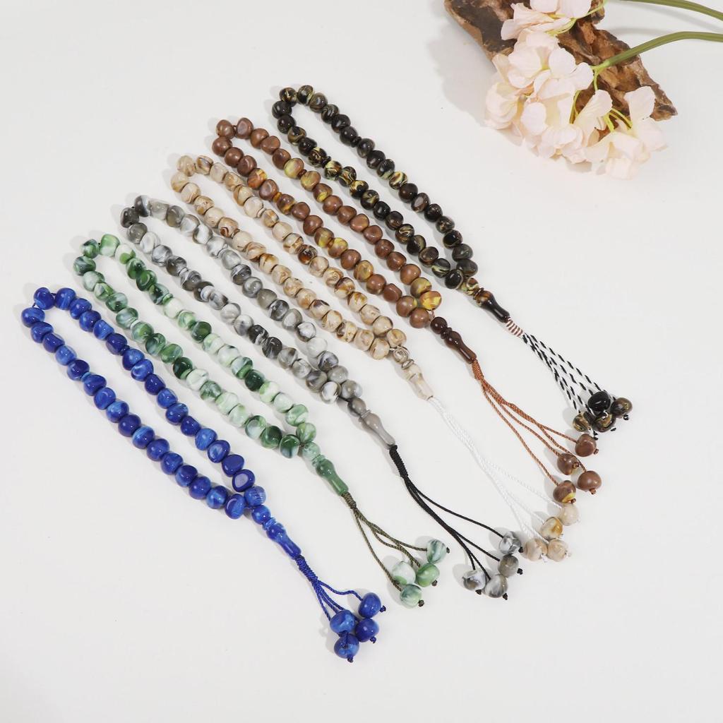 New Style Kukka 33-Bead Handheld Prayer Beads Bracelet for Worship